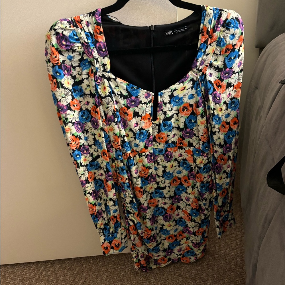 Zara floral dress